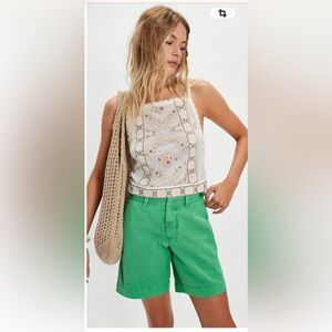 Free People Riverside Bermuda  Shorts